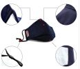 PM2.5 Adults's Mask For Anti-smog Of N95 Activated Carbon (Navy Blue)