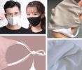 [Black] Unisex Mouth Mask Cotton Mouth Mask Cloth Mask for Outdoor