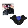 Cycling mask Motorcycle Mask Dust Wind Protective Armor Face Gear Blue